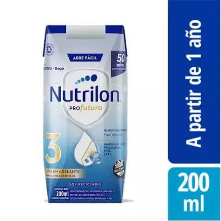 LECHE NUTRILON PREMIUM 3  BRICK 200ML